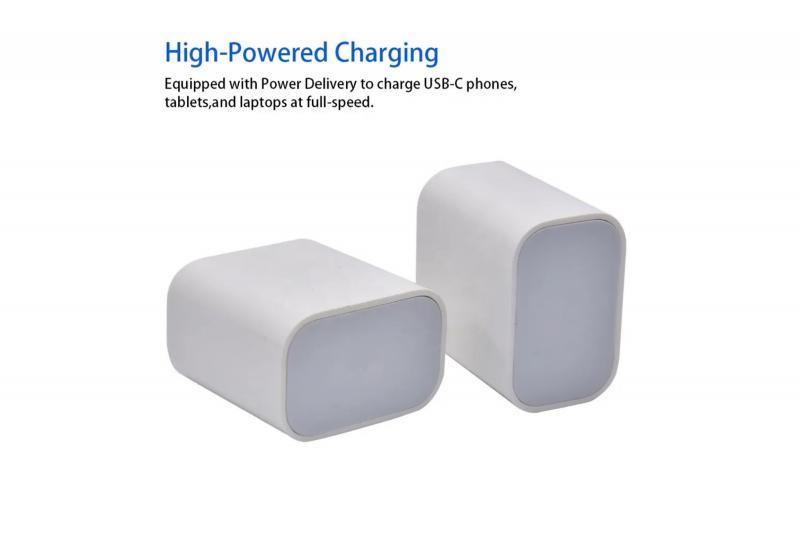 20W Fast Charger with Cable – USB-C to USB-C or USB-C to Lightning