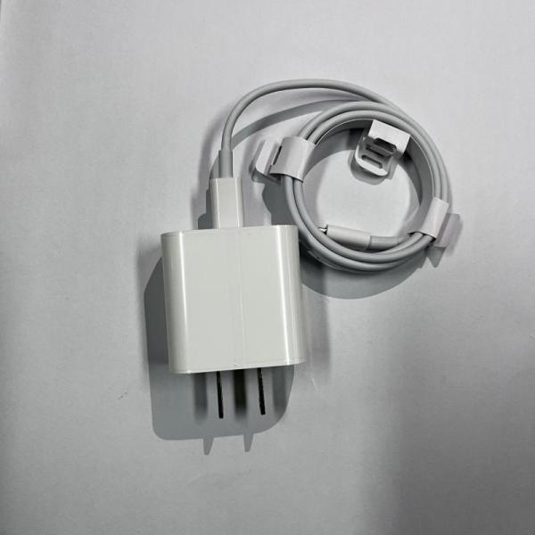 20W Fast Charger with Cable – USB-C to USB-C or USB-C to Lightning